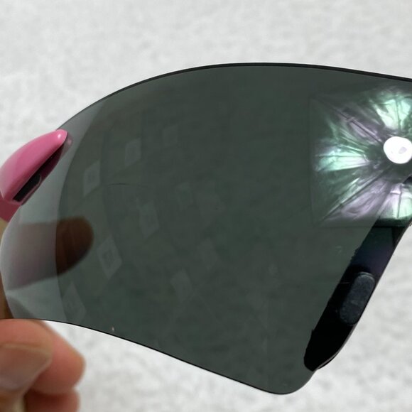 VINTAGE Bolle Microedge 10940 Sunglasses Pink / White Made In Italy - Picture 3 of 16